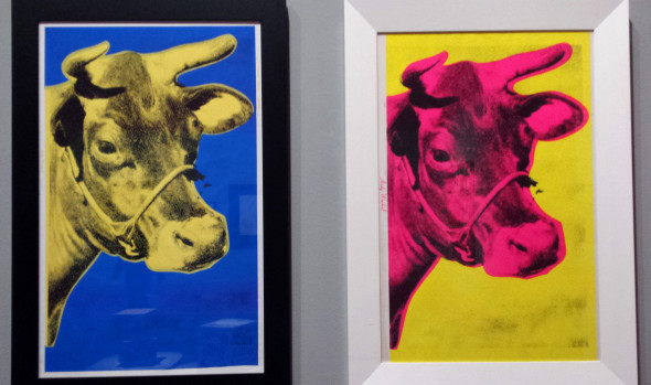 Andy Warhol, Cow, 1971 | 1966(Foto Luca Zuccala)
