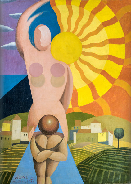 5.Lotto 249 – Giulio D’Anna, Magna mater, 1931 Olio su tela, 85x62 cm € 30.000/35.000 
