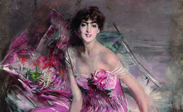 Giovanni Boldini, La signora in rosa (ritratto di Olivia de Subercaseaux Concha), 1916