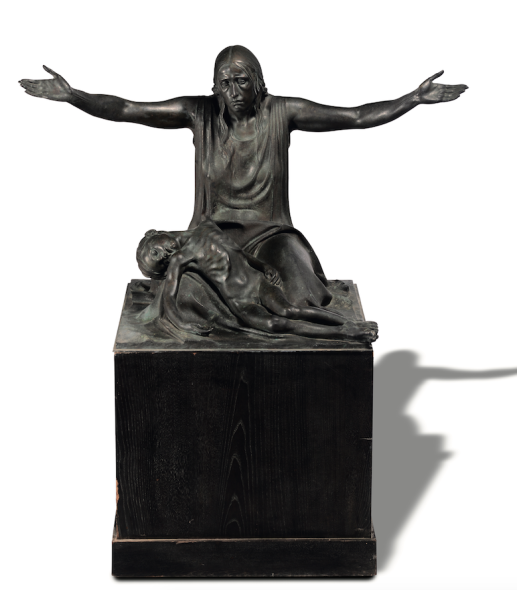Francesco Messina (1900-1995) Pietà, 1925 bronzo a cera persa, cm 168x96x110 firmato e datato: F. Messina 1925 € 40.000 – 50.000