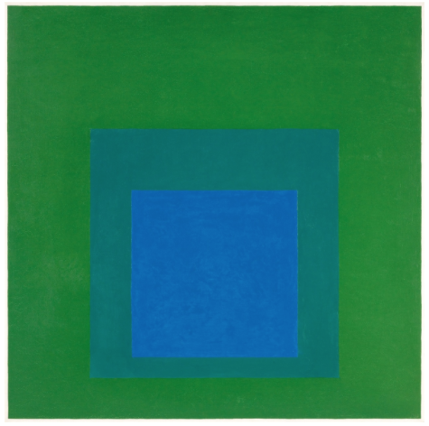 Josef Albers Bottrop 1888 - 1976 New Haven Homage to the Square 1962 Oil on Masonite. 101 x 101 cm. Framed. Monogrammed and dated 'A62' (scratched). - Some crackling. This work will be included in the forthcoming Josef Albers Catalogue Raisonné being prepared by the Anni and Josef Albers Foundation, Orange, Connecticut. The present work is registered in The Josef Albers Foundation, Orange, Connecticut (with label verso) Estimated price €300.000 - €500.000