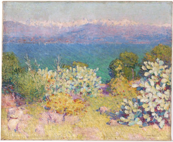 John Russell In the Morning, Alpes Maritimes from Antibes, 1890-1 Oil on canvas 60.3 × 73.2 cm National Gallery of Australia, Canberra Purchased 1965 © National Gallery of Australia, Canberra
