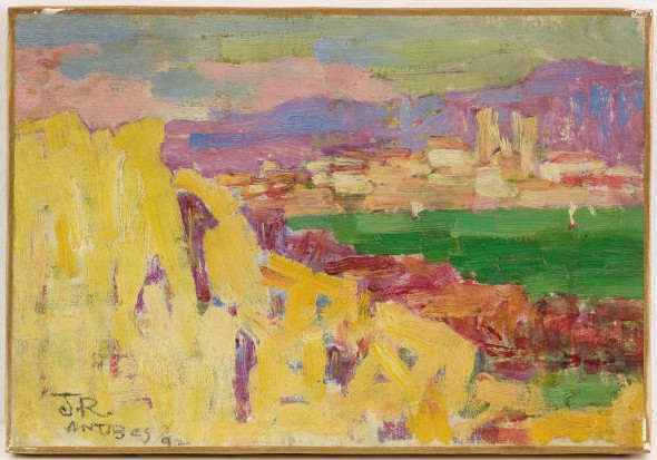 John Russell Antibes, about 1890-2 Oil on canvas 16.5 × 24 cm Art Gallery of New South Wales, Sydney Gift of the Margaret Hannah Olley Art Trust 2012 © AGNSW