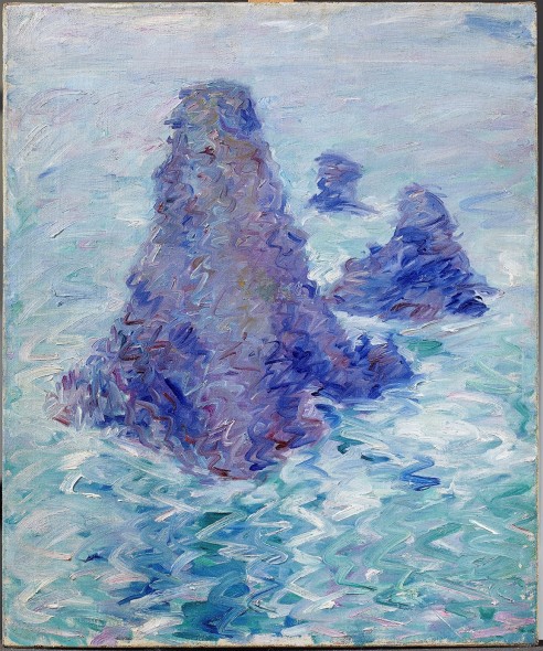 John Russell Aiguille de Coton, Belle-Île, about 1890 Oil on canvas 60.8 x 50.5 cm Kerry Stokes Collection, Perth © Acorn Photo, Perth