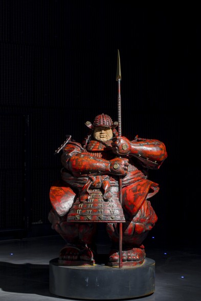 Matteo Pugliese, Custode Samurai V, 2011, bronzo e terracotta, 210 x 140 x 125 cm