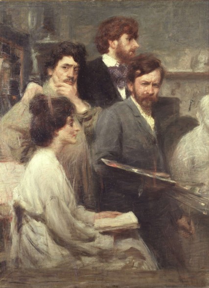 Giacomo Balla Nello specchio, 1902 olio su tela cm. 137,5x100,5 Galleria Nazionale d'arte moderna e contemporanea
