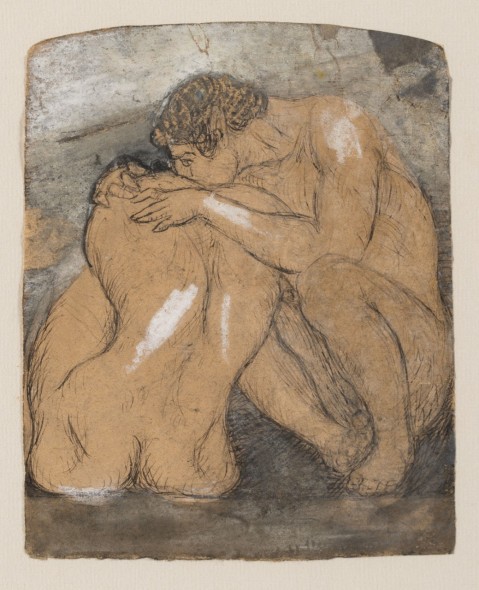 Giovanni Prini Amanti, 1904-5 inchiostro e tempera su carta cm 16x12,8 Collezione privata, Roma