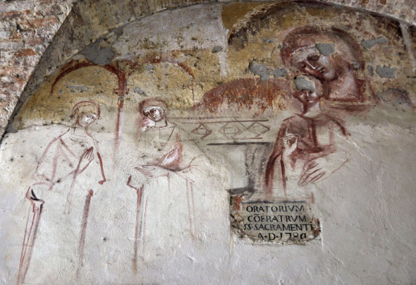 6. Mugnano (PG) - Elvio Marchionni, Scena Sacra, 1984 [foto Pro Loco Mugnano - www.mugnanoperugia.it]