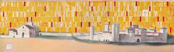 8A. Mugnano (PG) - Noemi Belfiore, Eleonora Biagetti, Sara Sargentini, Legame - Trenta petali rossi, 2013 [foto Aurelio Stoppini, artenellavita.blogspot.it]