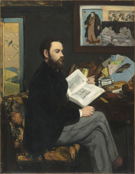Edouard Manet Ritratto di Émile Zola, 1868 Olio su tela, 146 x 114 cm Parigi, Musée d’Orsay