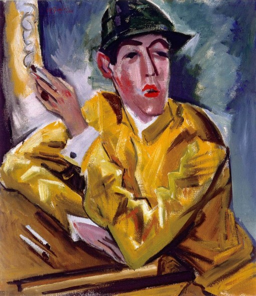 Max Pechstein, Jockey, 1920, olio su tela, 80x72 cm