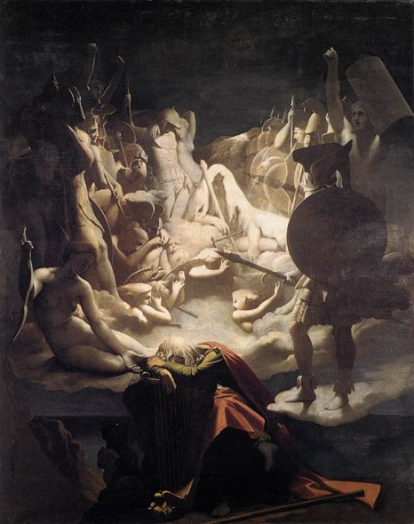 Jean Auguste Dominique Ingres, Il sogno di Ossian, 1813
