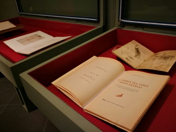 Le copie anastatiche del Codice sul volo di Leonardo in mostra ai Musei Capitolini
