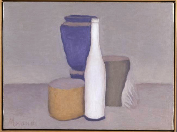 GIORGIO MORANDI Natura Morta, 1960, olio su tela, cm. 30x40, Vitali n. 1188
