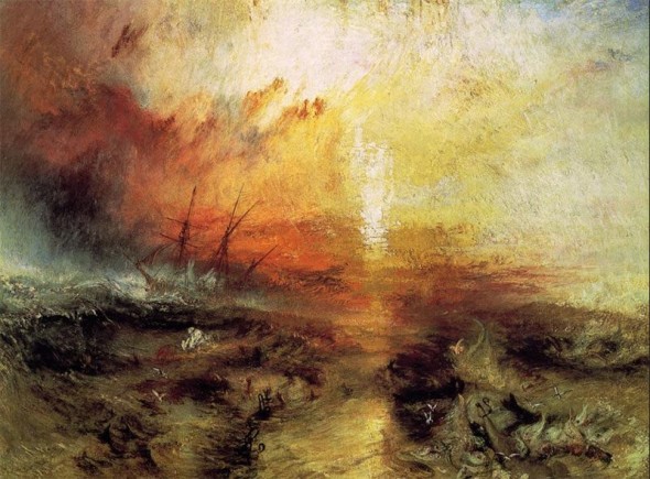 W. Turner, La nave di schiavi, 1840