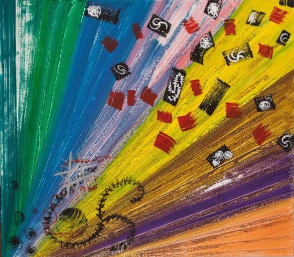 Pittura su tela ,Tecnica mista – cm 130x150 - 2016