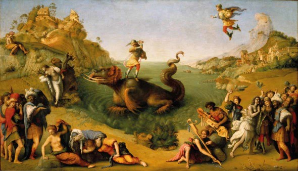 Piero di Cosimo: Andromeda liberata da Perseo, 1510 Firenze, Galleria degli Uffizi. Su concessione del Ministero dei beni e delle attività culturali e del turismo