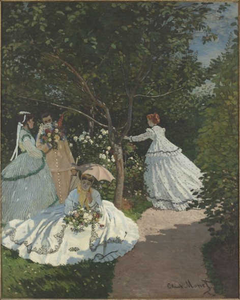 Monet, Femmes au jardin