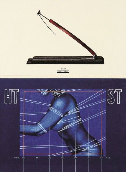 Sergio Sarri Studio con piccolo attrezzo sonda e schermo con figura 1975 Robilant + Voena