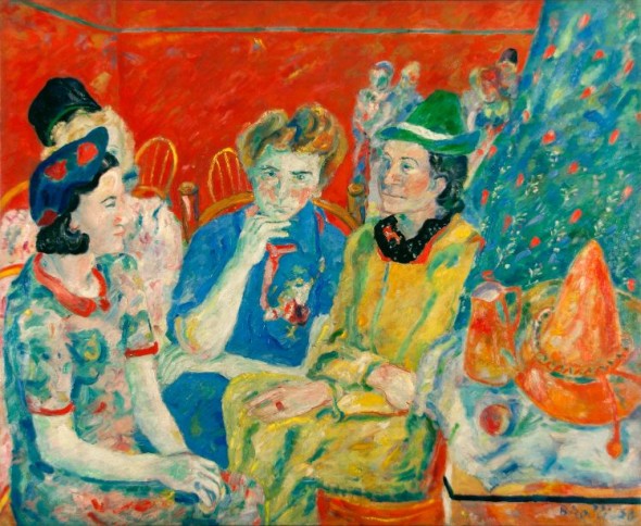 BIROLLI RENATO, Le signorine Rossi, 1938, olio su tela, cm100x120