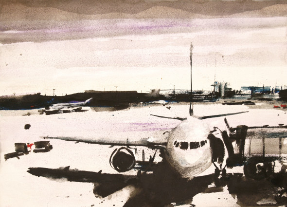 Alessandro Busci, Aeroporto china, 2014 mostra Aeroporto di Malpensa Milano