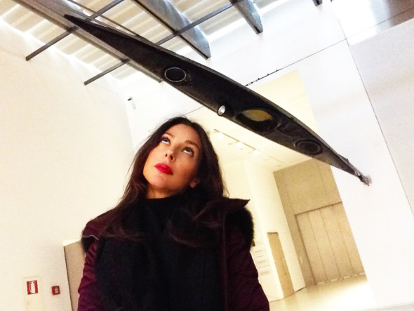 #SELFIEADARTE "Speriam non kayakada" GlbertoZorio, Canoa Roma (2011) @MAXXI #Roma @CleliaPatella