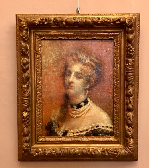 Daniele Ranzoni, Ritratto della principessa Margherita di Savoia, mostra Verbania Museo del Paesaggio La figura femminile Sironi, Martini, Tozzi