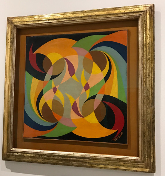 Giacomo Balla, Dinamismo atmosferico, 1918-1920 mostra Gam torino l'emozione dei colori nell'arte