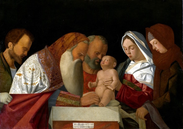 Marco Bello (Venezia, 1470 circa- 1523) Circoncisione ultimo decennio del xv secolo Tempera su tavola, cm. 60,5x85 Rovigo, Pinacoteca dell’Accademia dei Concordi, inv. 89