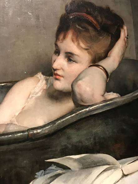 Alfred Stevens, Particolare de Il bagno mostra palazzo reale milano manet 2017
