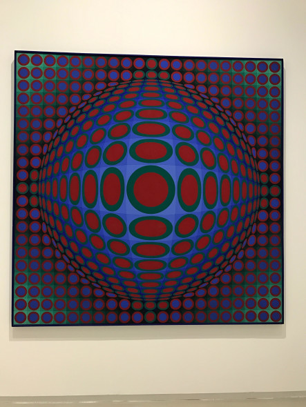 Victor Vasarely, Vega 222, 1969-1970 mostra GAM Torino l'emozione dei colori nell'arte 