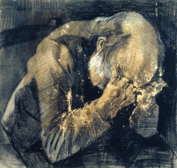 Vincent van Gogh, Vecchio che soffre, 1882