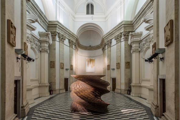 Valentina Palazzari, Pirouette, Sala Santa Rita, Roma, 2017, foto Sebastiano Luciano