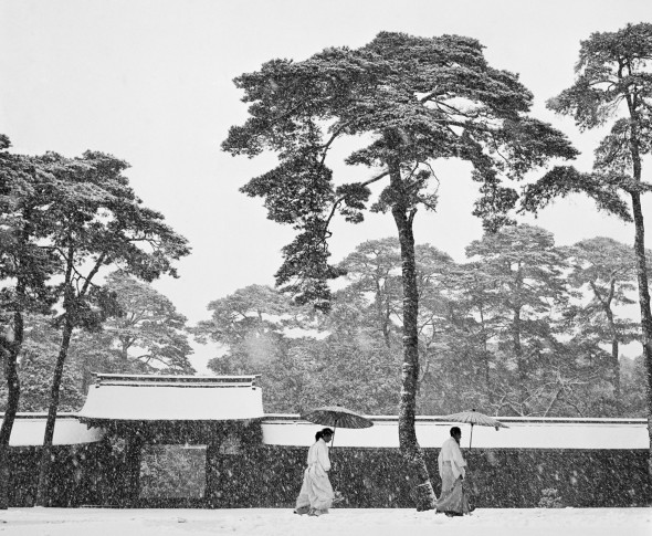 Werner Bischof: JAPAN. Tokyo. Courtyard of Meiji shrine. 1951. copy: Â© Werner Bischof / Magnum Photos