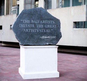 Banksy, "Picasso Quote", (2009)