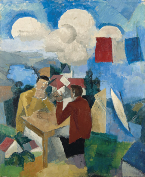 Roger de La Fresnaye (1885-1925) La conquête de l'air, avec deux personnages