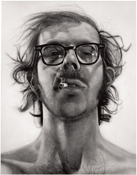 Chuck Close, Big self portrait, 1967-8