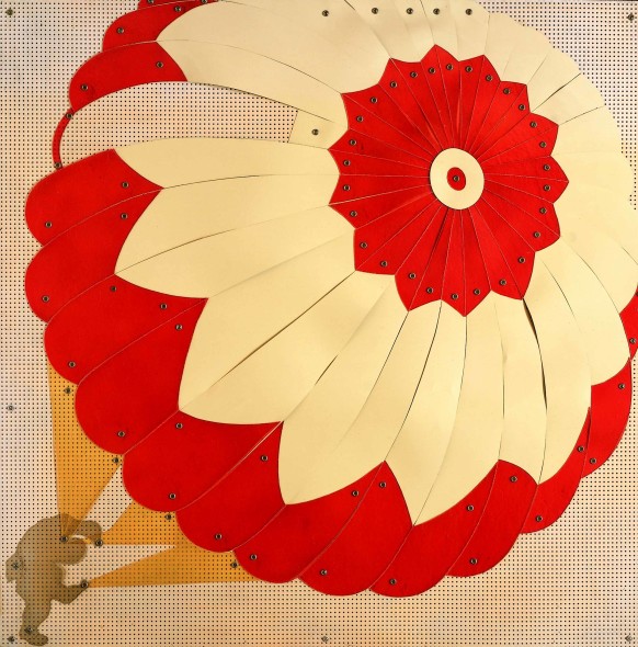 Ettore Innocente: Racing, 1966, dourvil, cm 140x182x33