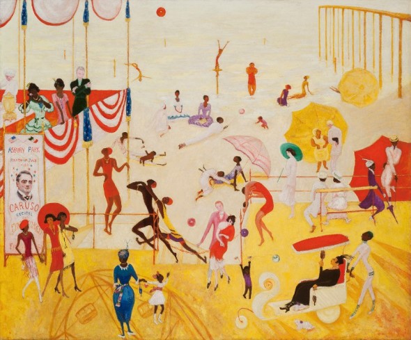 Florine Stettheimer, Asbury Park South, 1920. Oil on canvas. Collection of Halley K. Harrisburg and Michael Rosenfeld, New York.