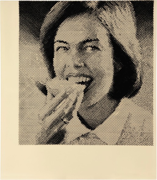 SIGMAR POLKE, "Frau mit Butterbrot", (1964)