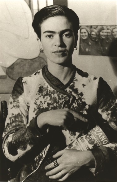 1935 NYC Frida with Cinzano Bottle  © Lucienne Blosh