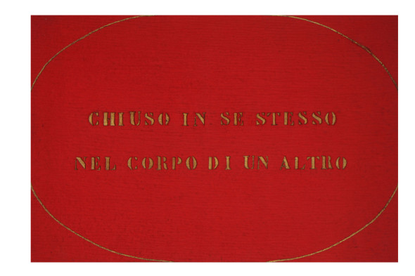 Vincenzo Agnetti, Ritratto di amante, 1971 (80 x 120 cm). Courtesy Archivio Vincenzo Agnetti