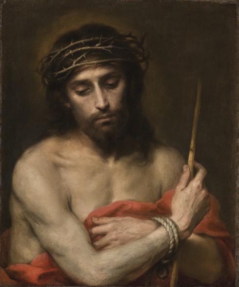 Bartolomé Esteban Murillo SEVILLE 1617 - 1682 ECCE HOMO oil on canvas 63.7 x 53.3 cm.; 25 1/8  x 21 in. Lot Sold   2,746,250 GBP