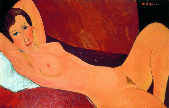 Amedeo Modigliani – Grande nudo disteso (Ritratto di Céline Howard) 1918