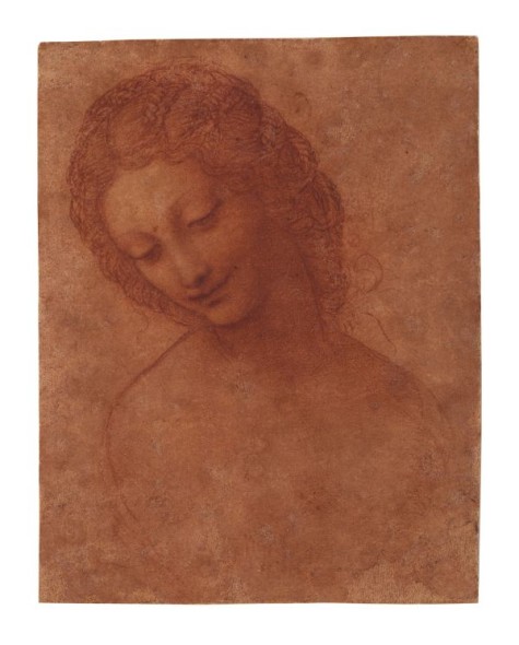 Leonardo da Vinci - Studio per la testa di Leda, 1505 © Comune di Milano