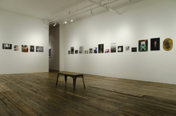 Analog vs Digital at Foley Gallery, installation view, New York City. 