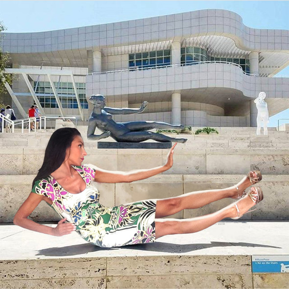 #SELFIEADARTE "Questa sì che è ginnastica artistica!" @AristideMaillo "Air", 1962 @GettyCenter #LosAngeles @CleliaPatella