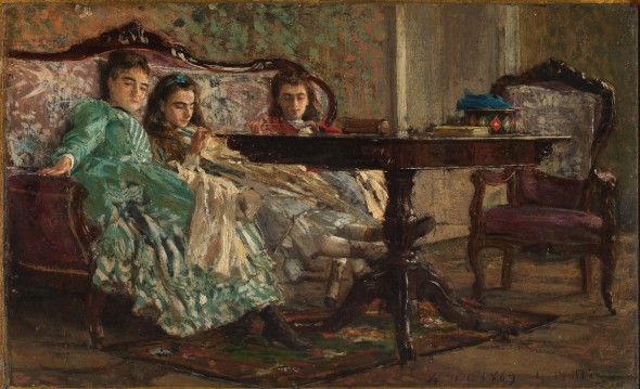 Giovanni Boldini - Le sorelle Laskaraki 1869 Ferrara, Gallerie d’Arte Moderna e Contemporanea-Museo Giovanni Boldini