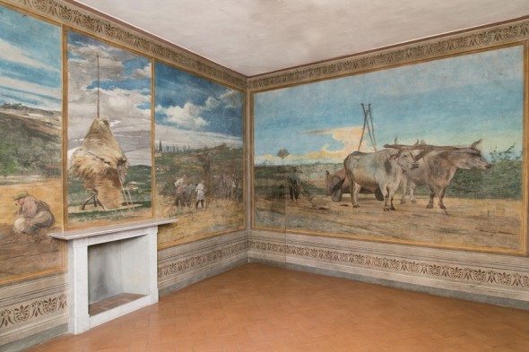 Giovanni Boldini Scorcio della  stanza  (Decorazione della sala da pranzo della Falconiera) 1868