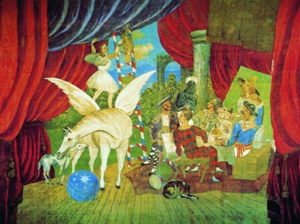 Pablo Picasso, il sipario per il balletto «Parade»